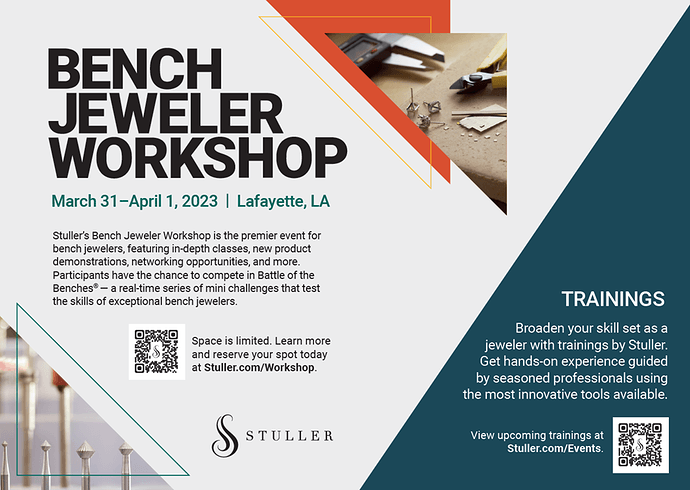 Stuller Bench Jeweler Workshop