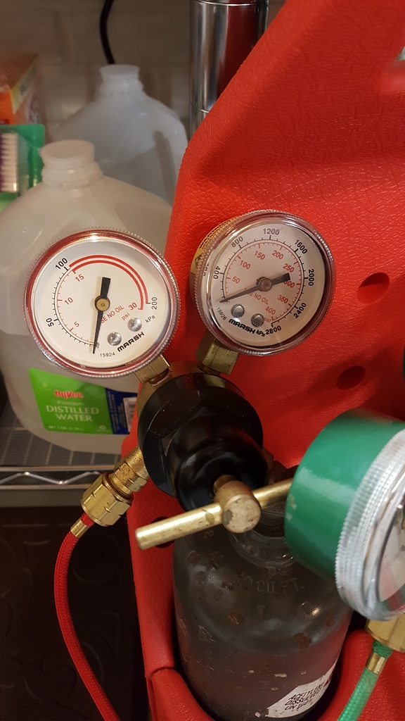 Converting acetylene/oxy Little Smith Torch setup to propane/oxy