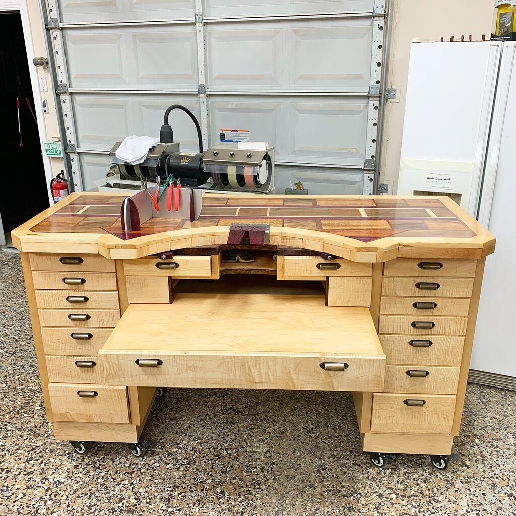 DIY Wednesday: Jeweler's Bench  Jewellers bench, Diy jewellery bench, Diy  house projects