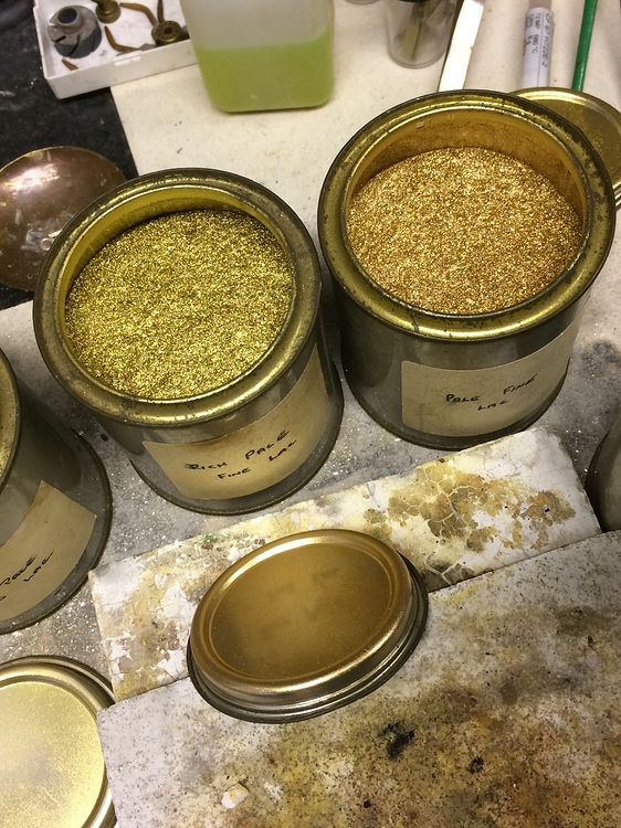 Gold powder application Jewelry Discussion Ganoksin Orchid Jewelry