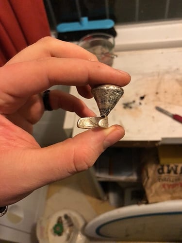 Any advice on how to prevent this? Delft clay : r/Silvercasting