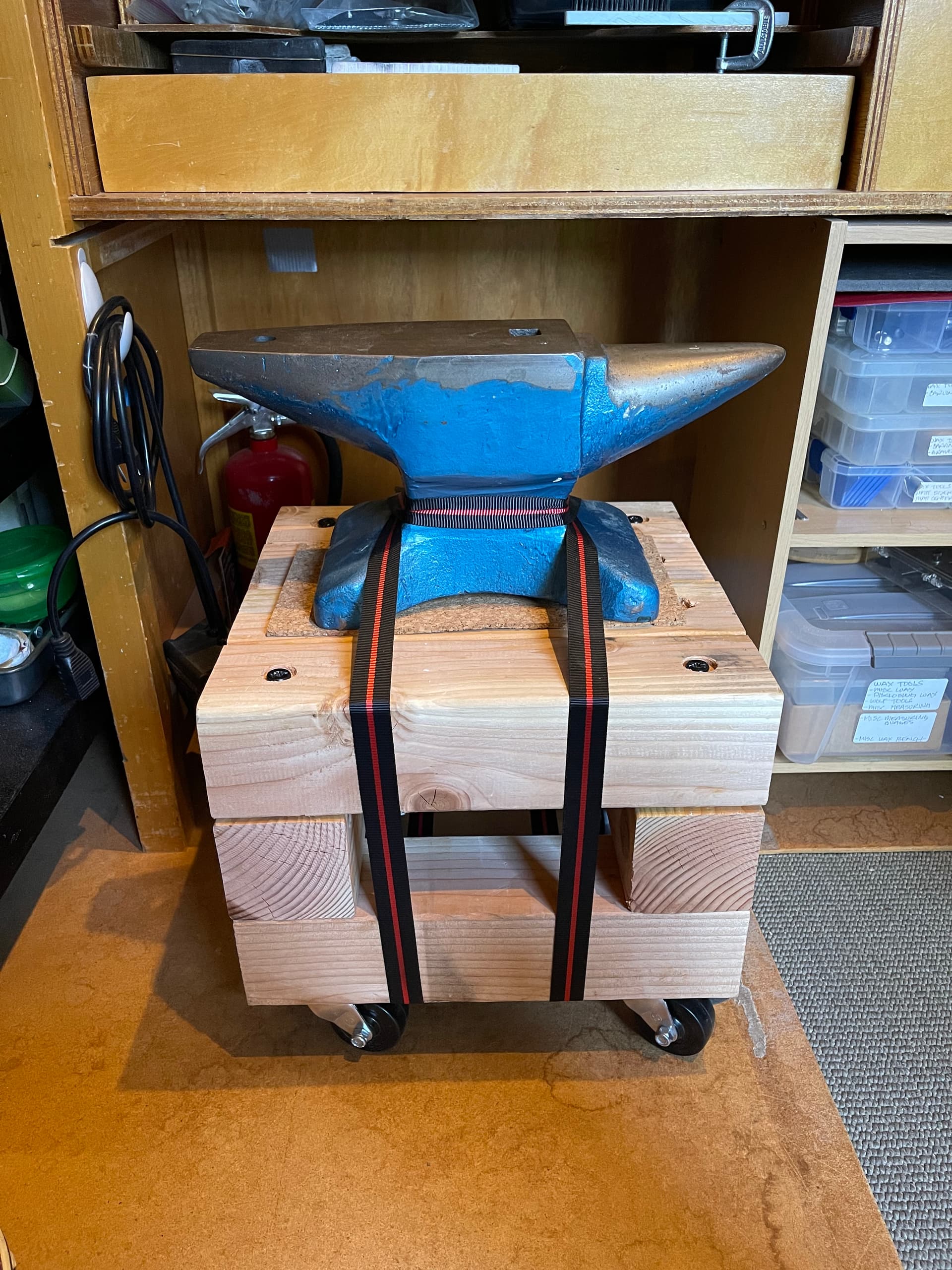 Anvil stand- 4x4, wood glue, self drilling timber screws - Jewelry  Discussion - Ganoksin Orchid Jewelry Forum Community for Jewelers and  Metalsmiths