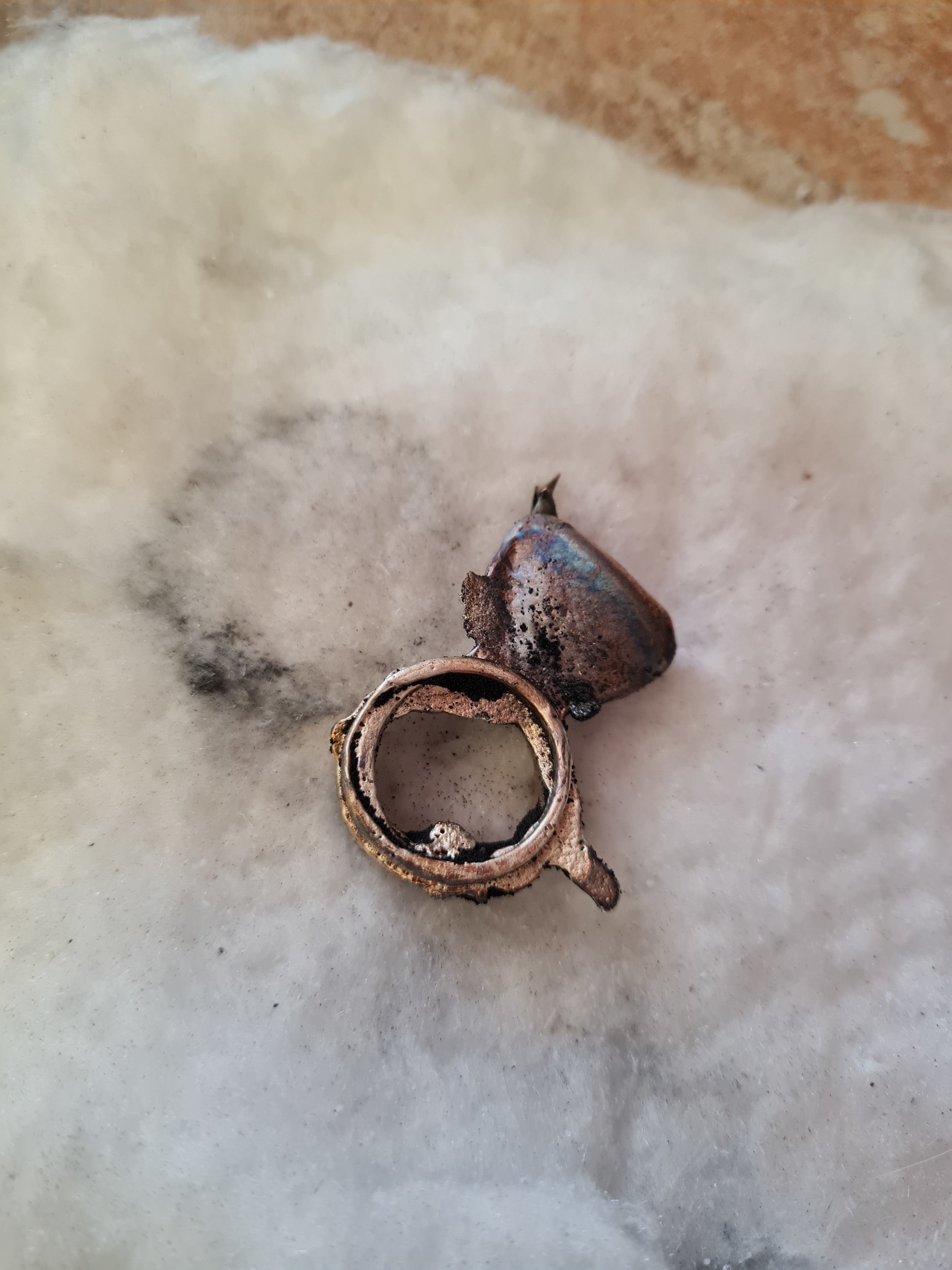 Any advice on how to prevent this? Delft clay : r/Silvercasting