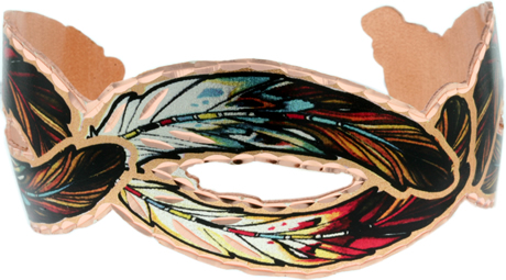 unique-copper-feather-bracelet-BCF-05