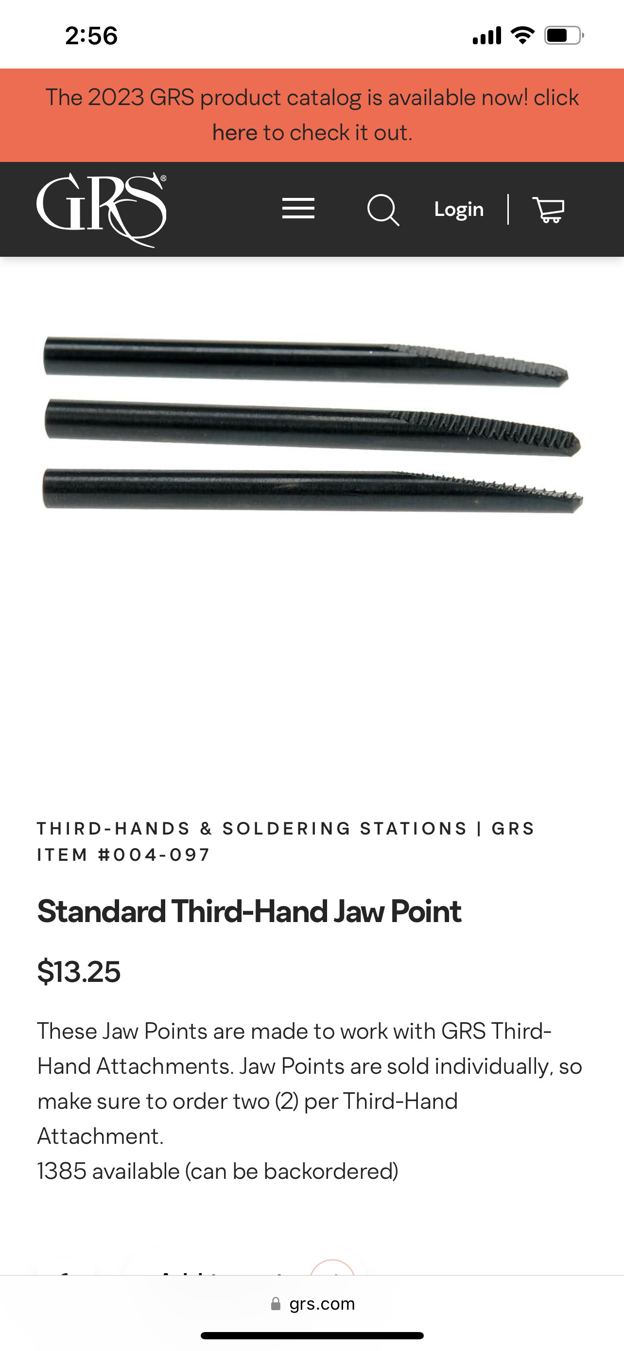 GRS Solder Station Third Hand Maintenance - Jewelry Discussion