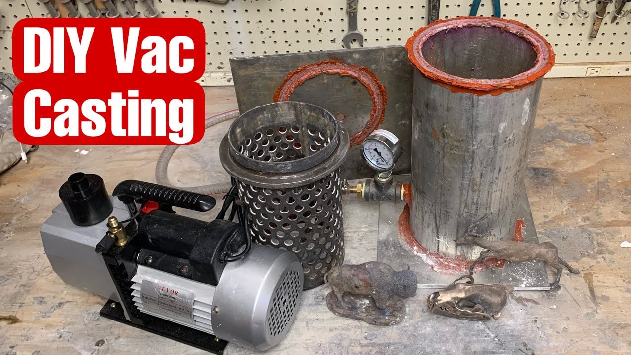 Vacuum Casting Machine Plans/DIY (recessed/perforated version